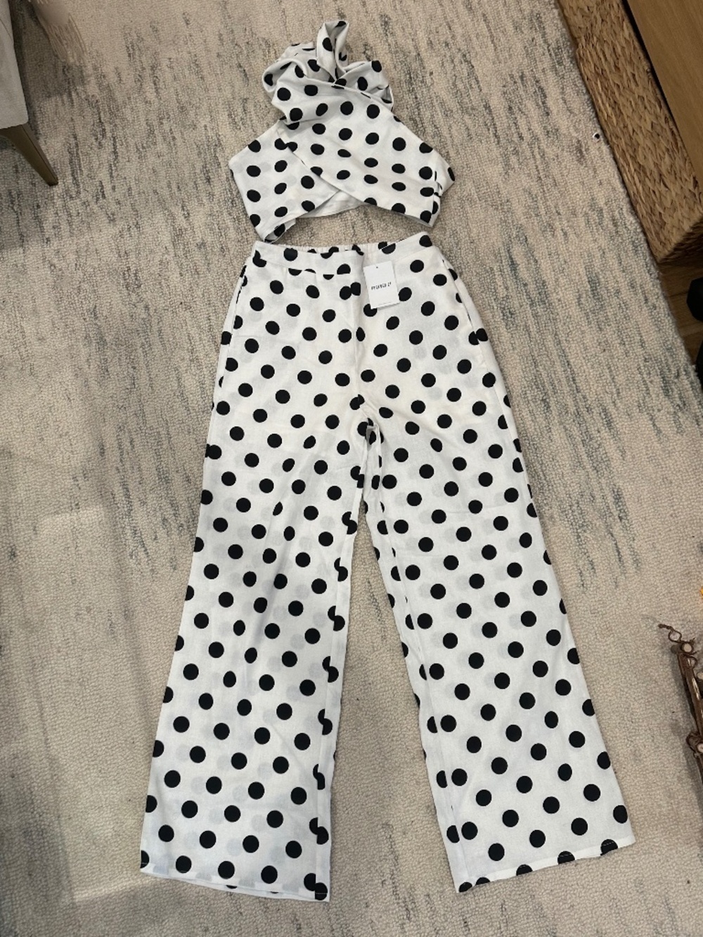 Forever21 Two Piece Polka Dot Set in Size Small NWT